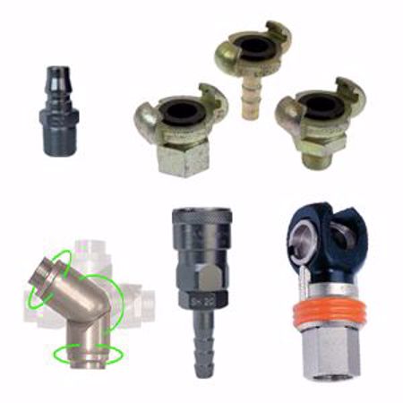 Picture for category Multi-Directional Swivel Fittings, Quick Release & Standard Couplers