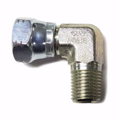 Picture of 1/4" Malex1/4" Female S-Nut 90 Degree