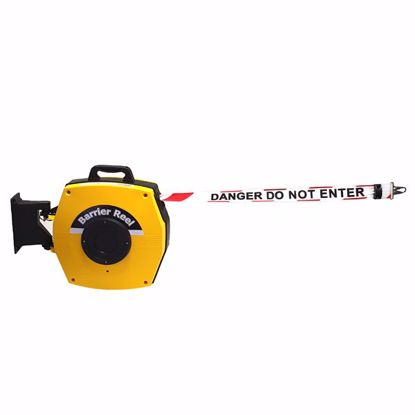 Picture of RETRACT SAFETY BARRIER TAPE REEL-25MDang