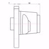 Picture of 3BOLT VER MALE BIG QRELEASE COUPLER22pin