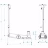 Picture of 60/30 T INDUSTRIAL AIR HYDRAULIC JACK