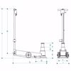 Picture of 60/30 T INDUSTRIAL AIR HYDRAULIC JACK