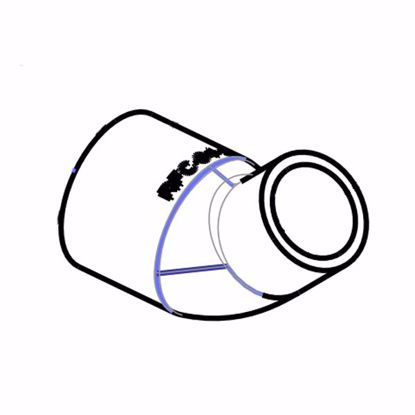 Picture of SLEEVE 45° (BOTTLE COUPLING)   